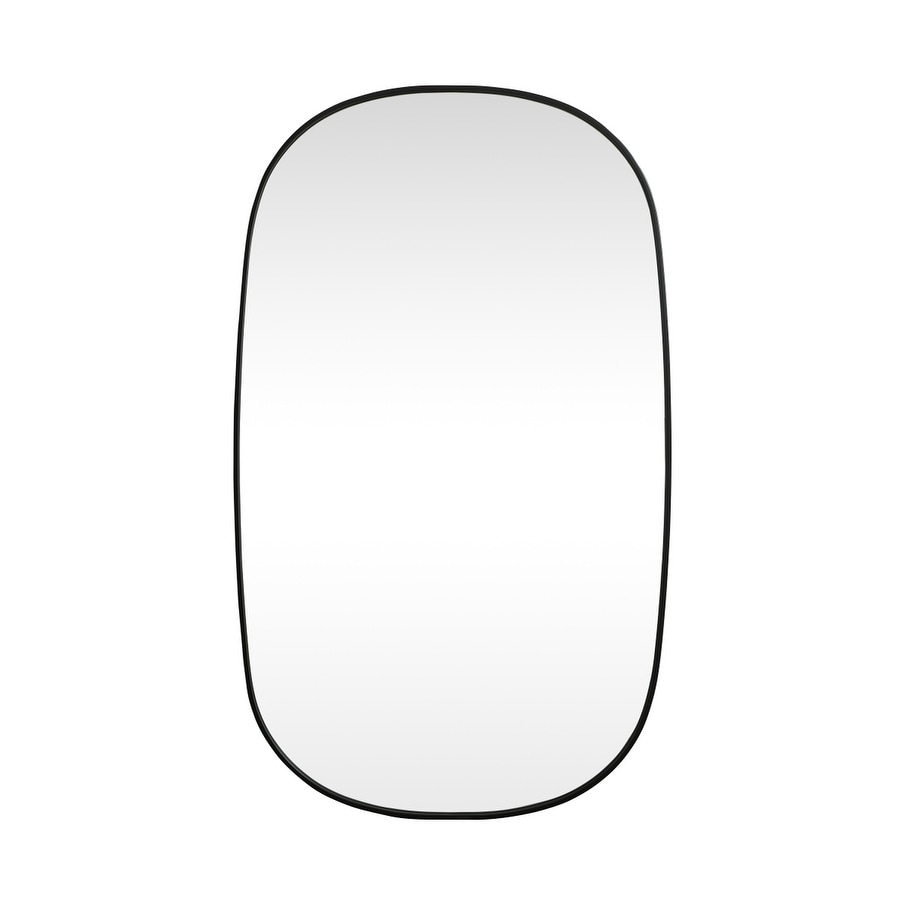 Indigo Home Metal Frame Oval Mirror 36x60 Inch