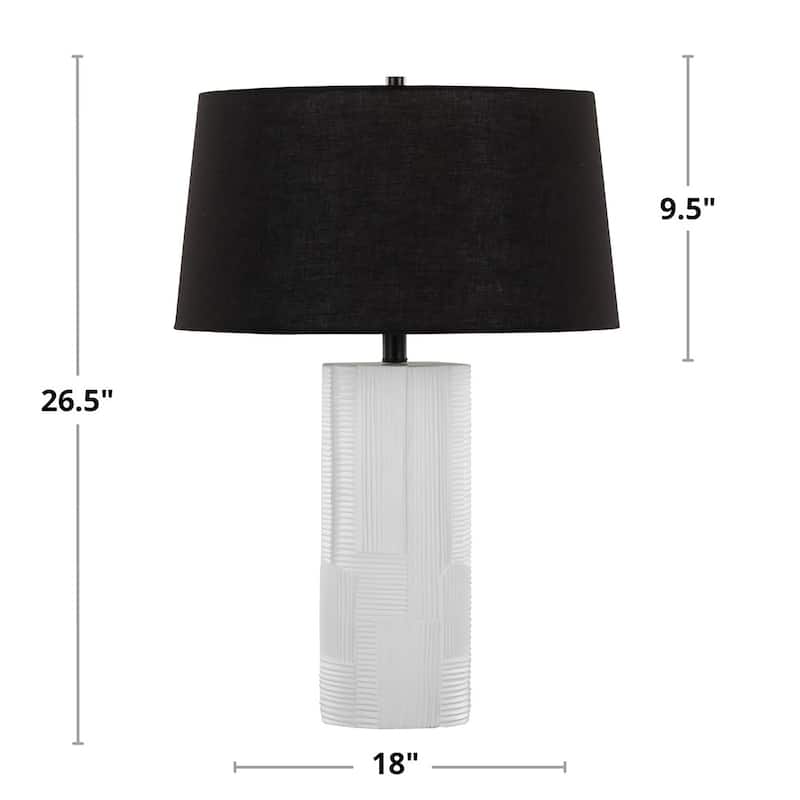 Porch & Den Pierce 26" Polyresin Table Lamp (Set of 2)