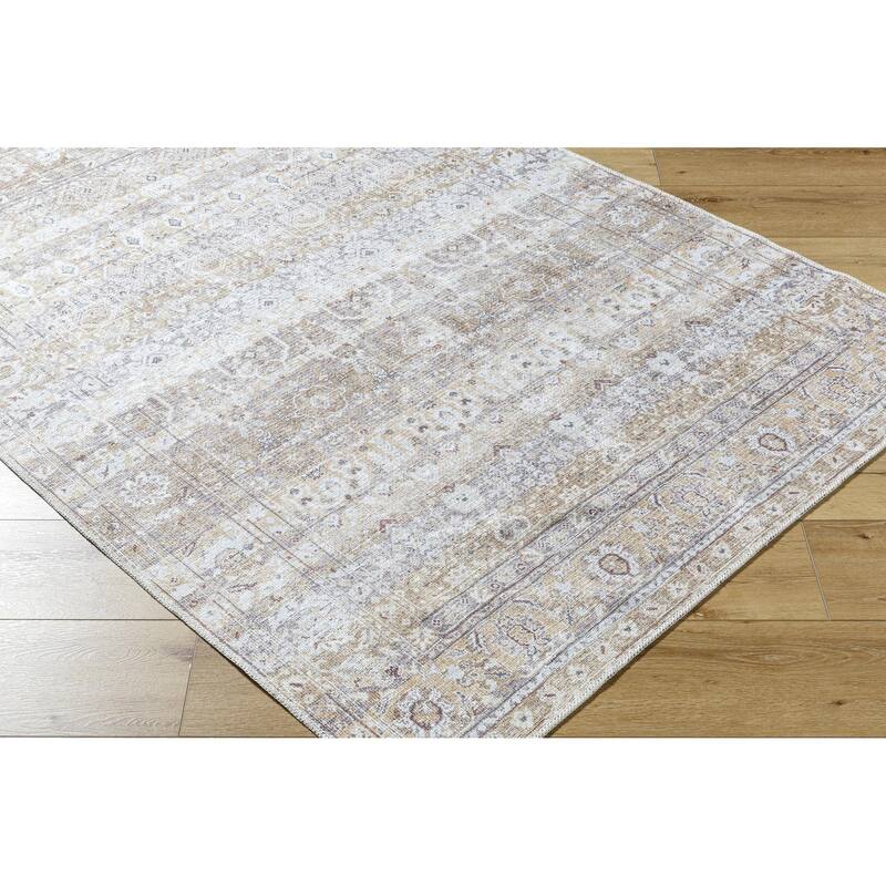 Livabliss Amelie Washable Traditional Area Rug