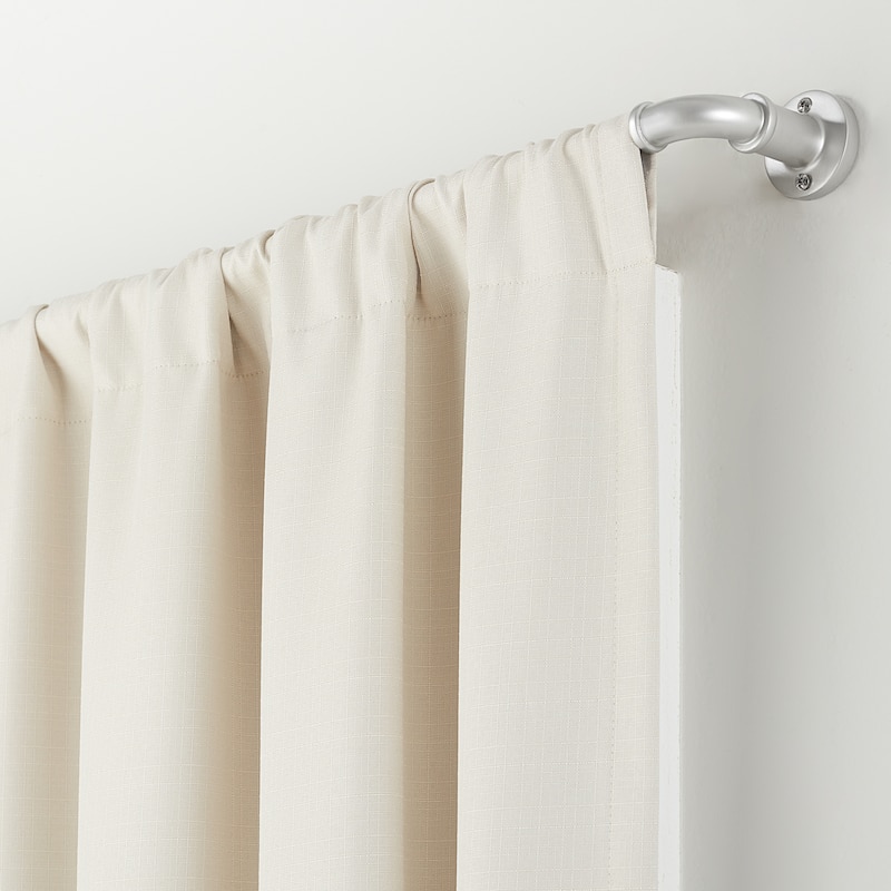 Eclipse Somerton 3/4" Industrial Pipe Blackout Wrap Curtain Rod