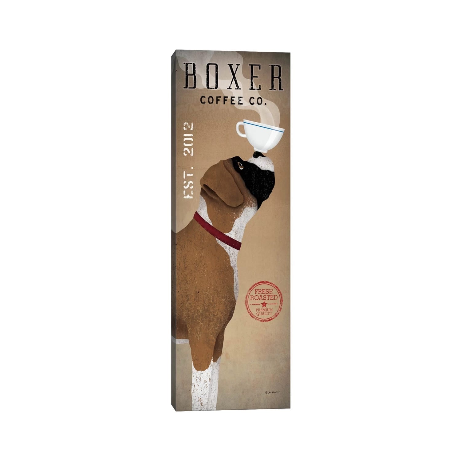 iCanvas "Boxer Coffee Co." by Ryan Fowler Canvas Print