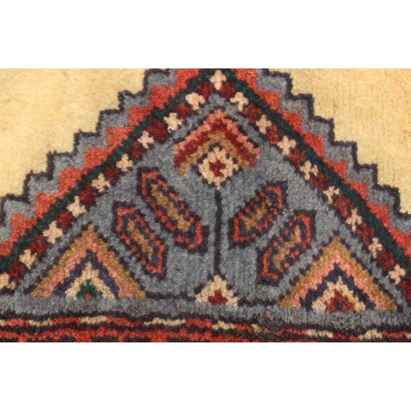 ECARPETGALLERY Hand-knotted Konya Anatolian Beige Wool Rug - 2'5 x 9'8