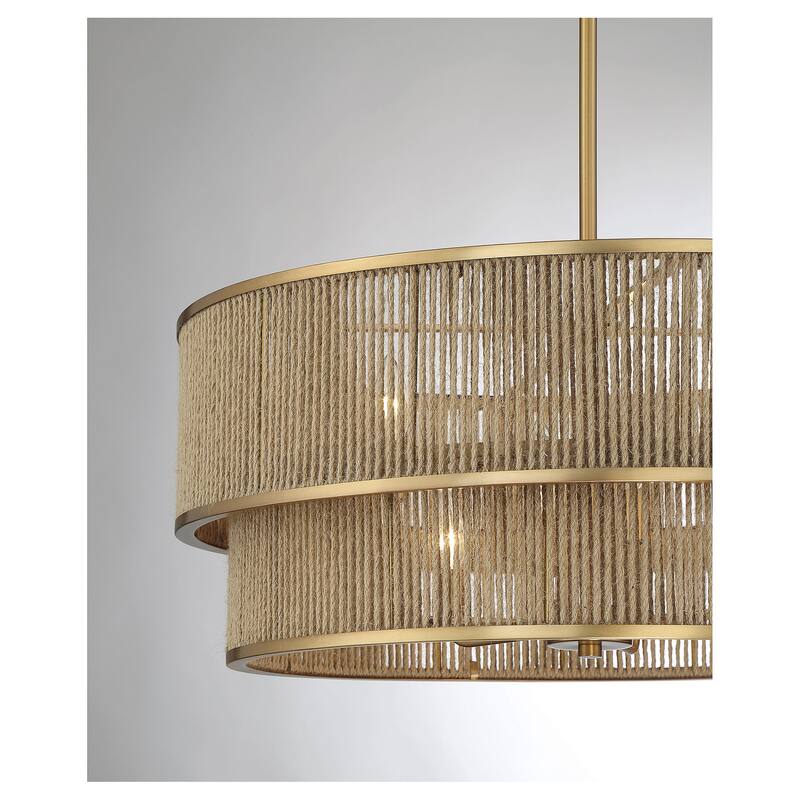 Savoy House 7-1774-6 Ashburn 6 Light 28" Wide Drum Chandelier