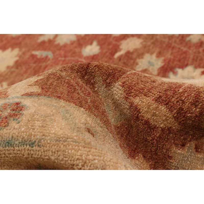 ECARPETGALLERY Hand-knotted Chobi Finest Red Wool Rug - 8'0 x 9'10