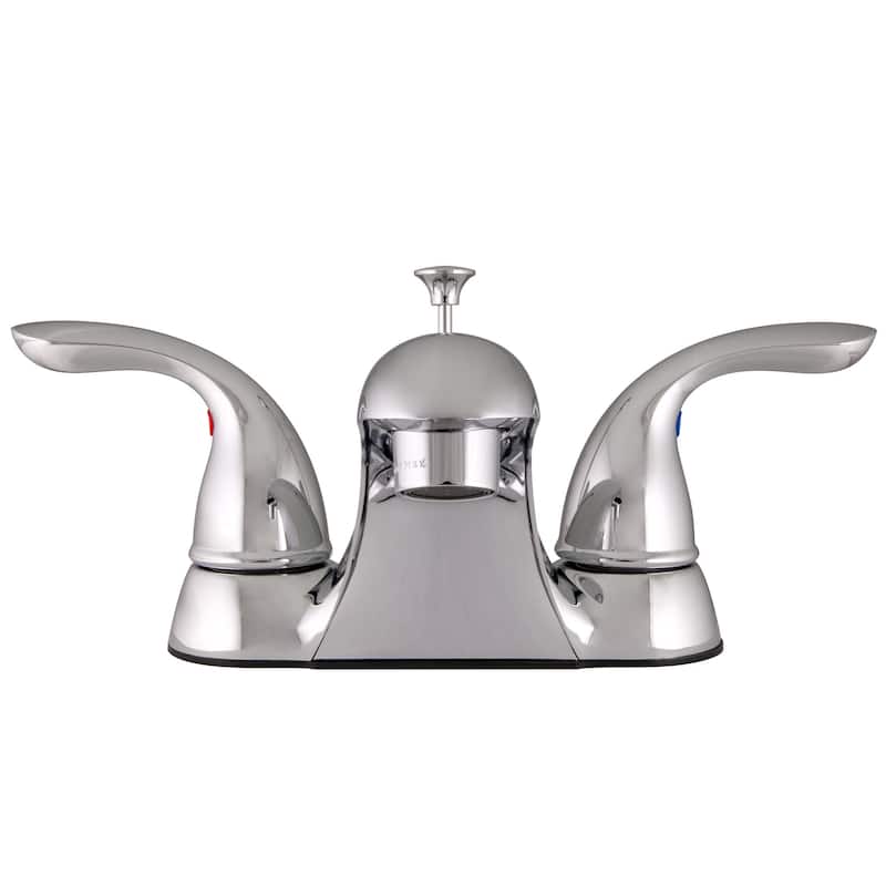 Design House Double Handle Bathroom Faucet with Metal Lever Handles