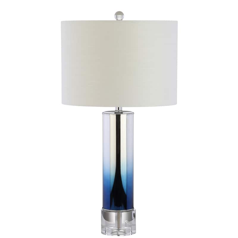 Bella 27" Glass /Crystal LED Table Lamp, Rose Gold by JONATHAN Y