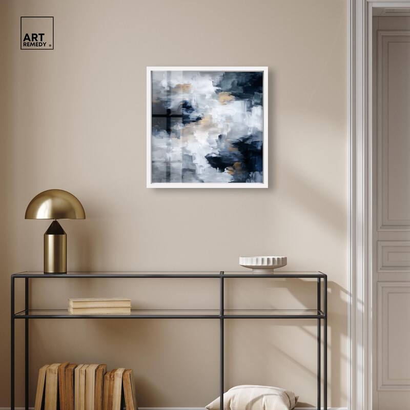 Midnight and Ivory II Shadowbox by Art Remedy