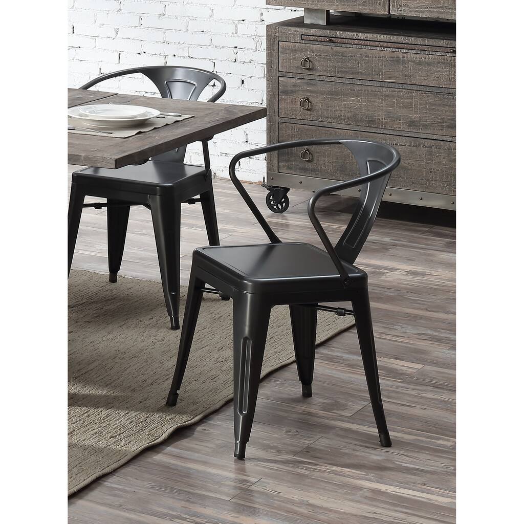 Carbon Loft Uglem Industrial Dining Chair (Set of 2)