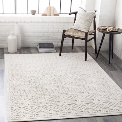 Livabliss Greenwich Indoor/ Outdoor Geometric Stripe Area Rug