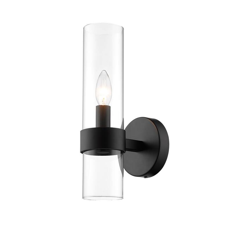 Raveller Grand Wall Sconce with Matte Black Bronze Finish - 13.00