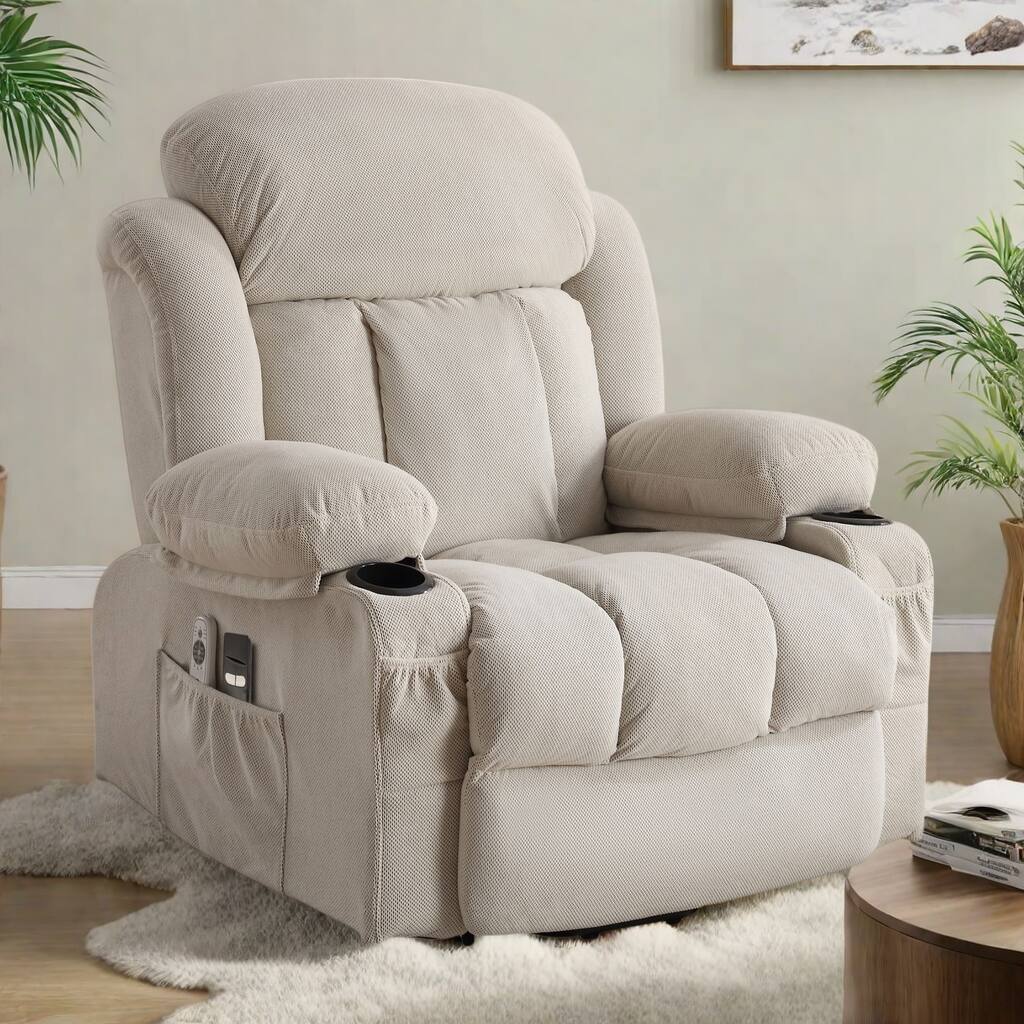 Power Lift Recliner Chair with Massage and Heat for , Electric Lift ... - Remote Control Minimalist Lift System Chaise Lounge