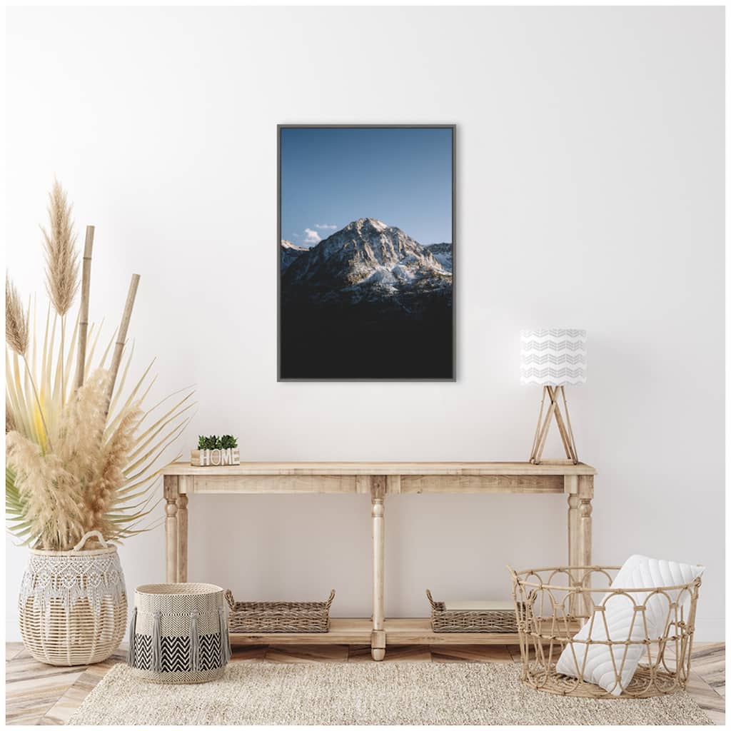 Kate and Laurel Sylvie Yosemite Mountain Landscape Framed Canvas by Patricia Hasz of Patricia Rae Photography