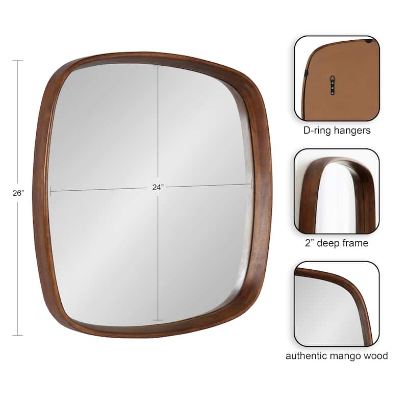 Kate and Laurel Prema Framed Wall Mirror