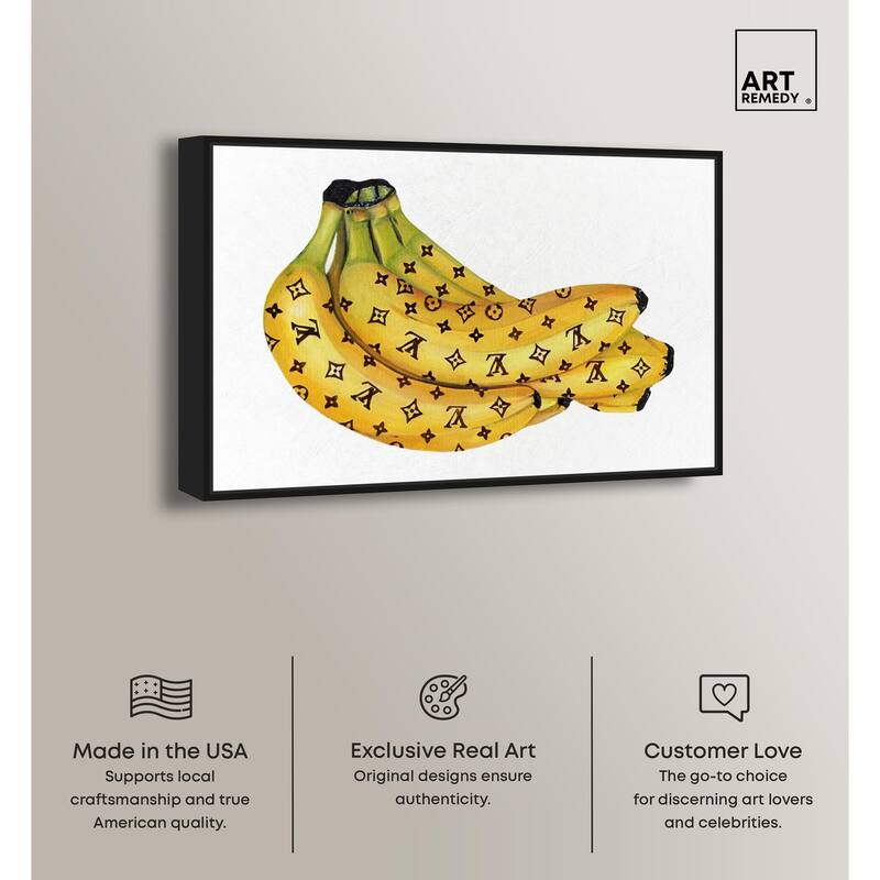 Fashion Bananas III Canvas by Art Remedy