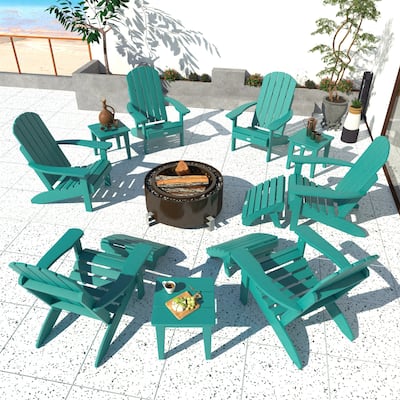 BAHIA VERDE OUTDOORS 12-Piece Adirondack Conversation Set