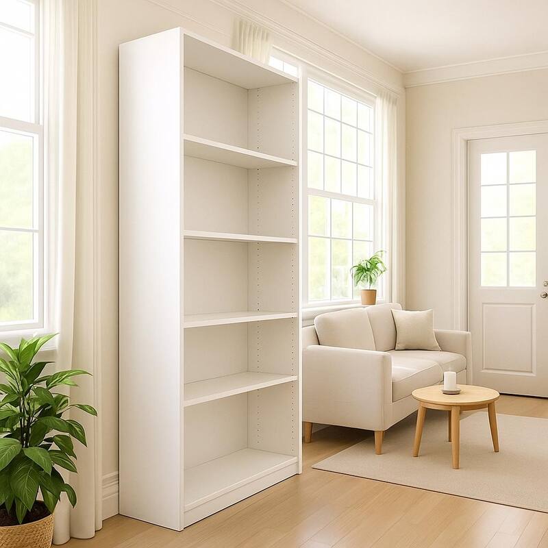 5-Tier Bookshelves Storage Cabinet For Bedroom