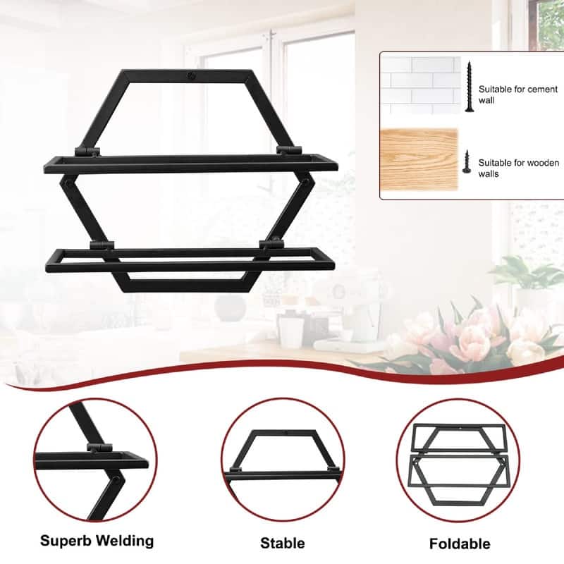 2Pcs Wall Mounted - 11"D x 10"W x 1.8"H
