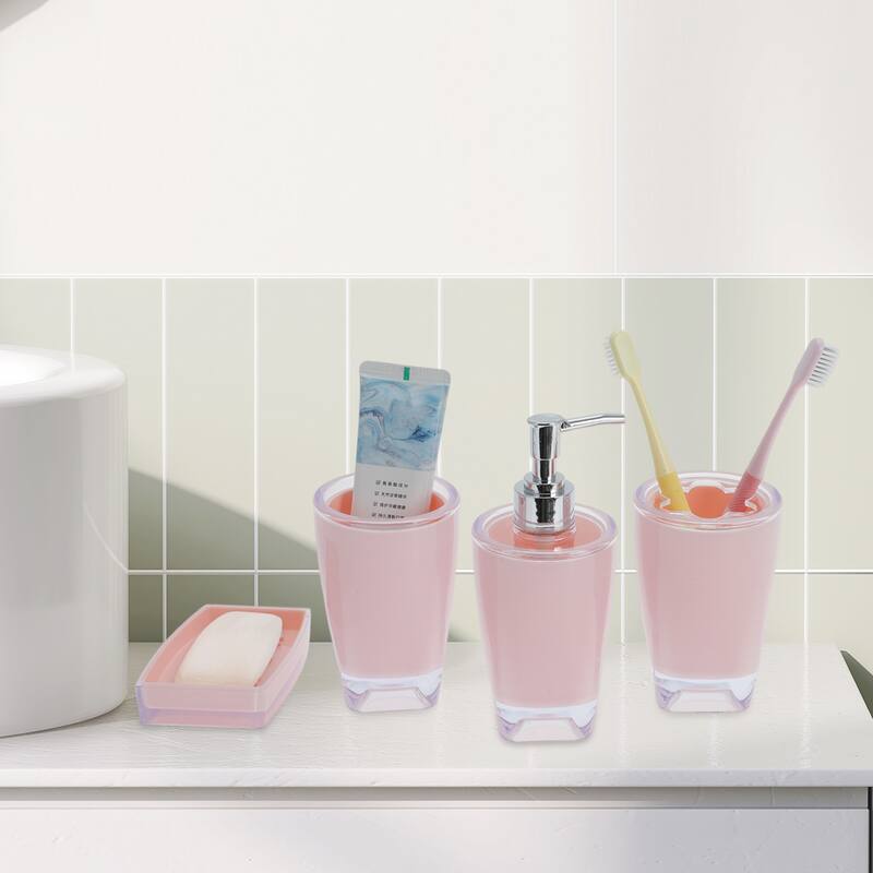 1 Set Reusable Bathroom Accessories Set for Bathroom Vanities