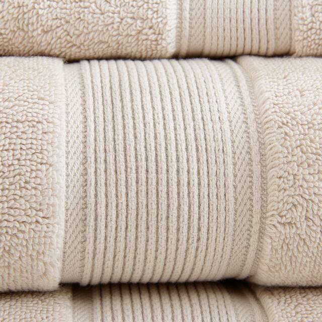 Madison Park Signature Cotton 8-piece Antimicrobial Towel Set