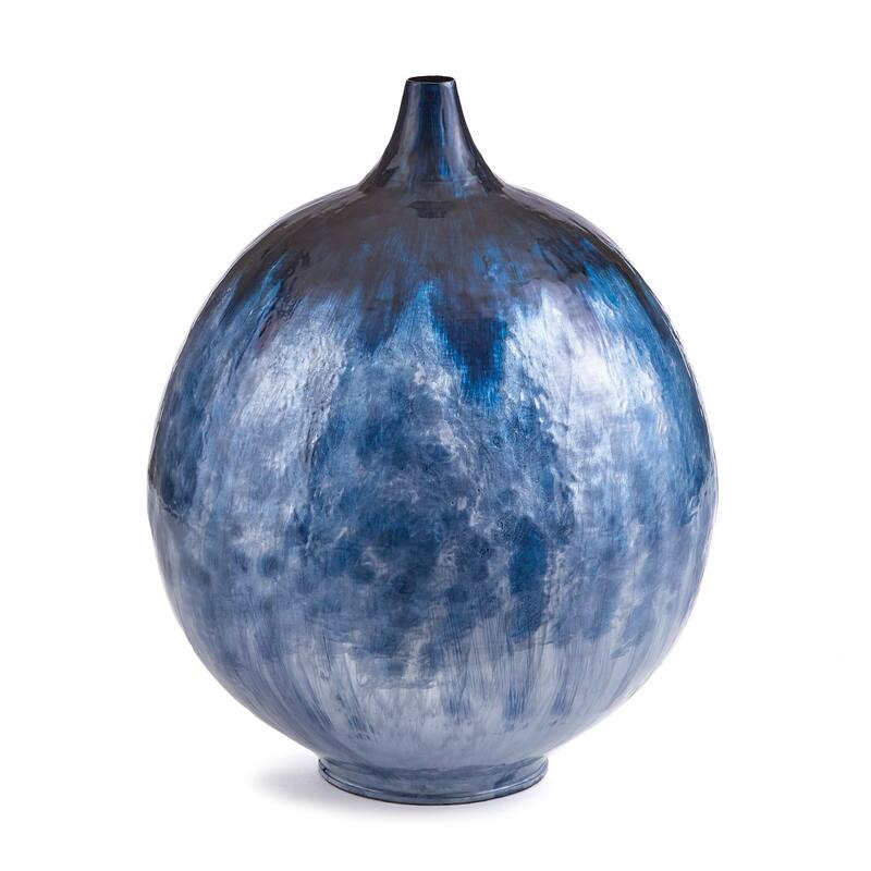 Azul Vase Short - Blue