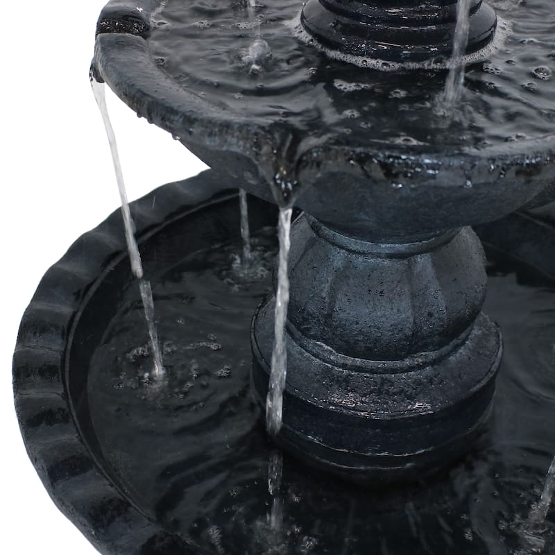 4-Tier Electric Pineapple Water Fountain Lightweight - Choose Color