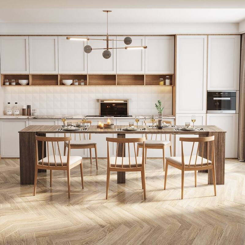 Multifunctional Extendable Dining Table,Console Table