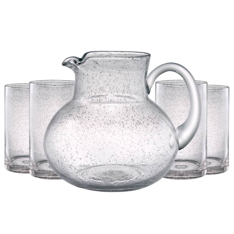 Artland Iris Pitcher with Highball Glasses