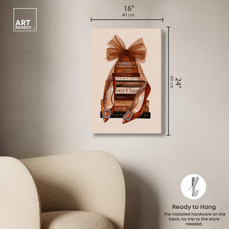 Luxury Lit Canvas by Art Remedy, Gallery Wrapped