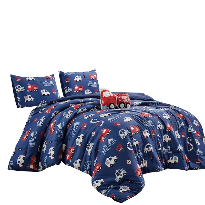 Firetruck Twin/Full size comforter set