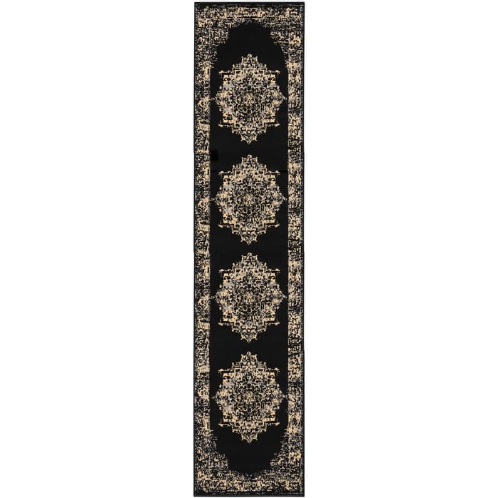 Nourison Grafix Distressed Vintage Medallion Area Rug