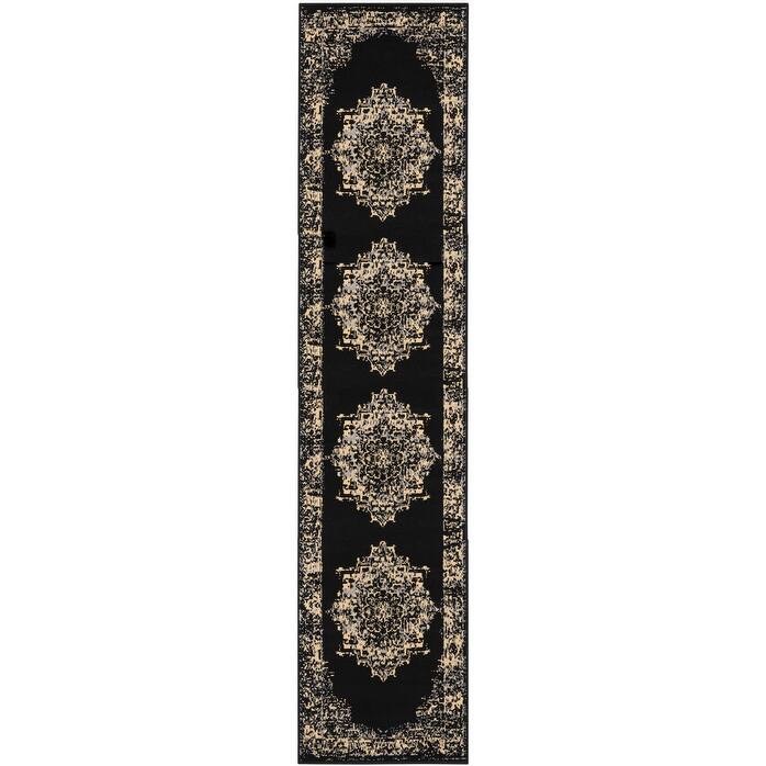 Nourison Grafix Distressed Vintage Medallion Area Rug