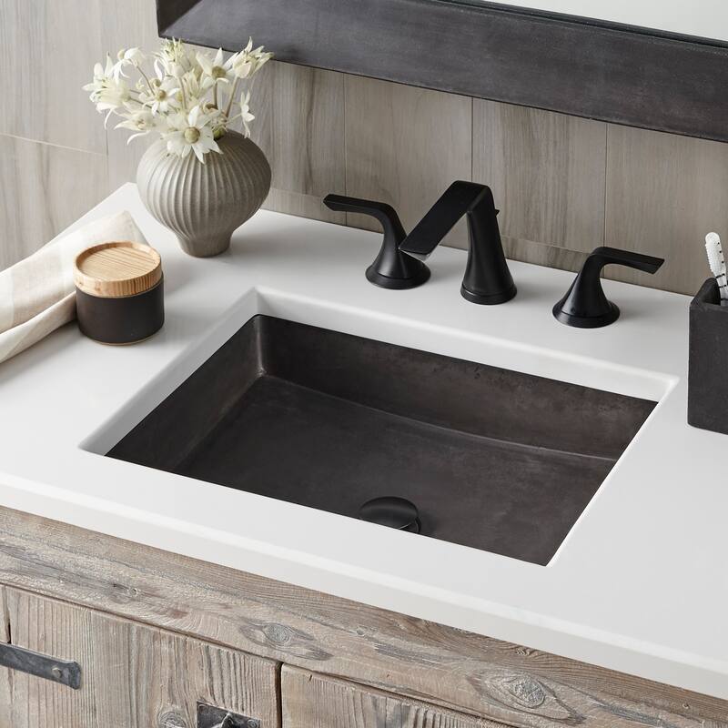 Nipomo NativeStone Undermount/ Vessel Bathroom Sink - 19.5" x 15" x 4.5"