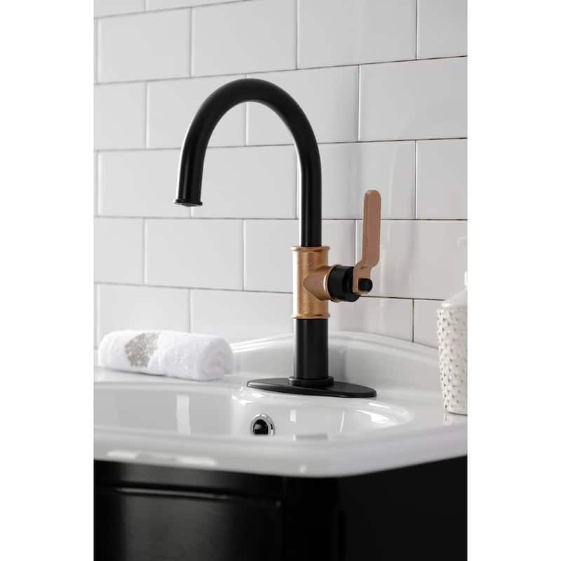 Kingston Brass Whitaker 1.2 GPM Deck Mounted Single Hole Bathroom