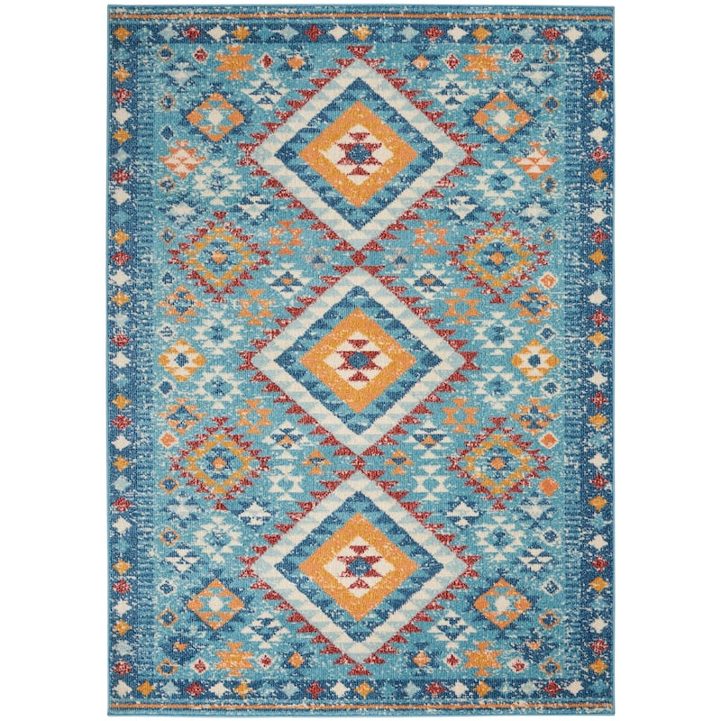 Nourison Passion Modern Boho Tribal Area Rug