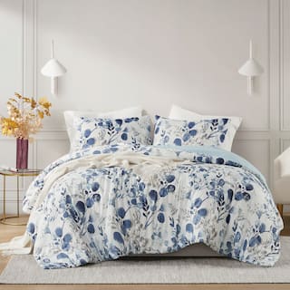Chelsea Square Gabby Reversible Floral Seersucker Comforter Set