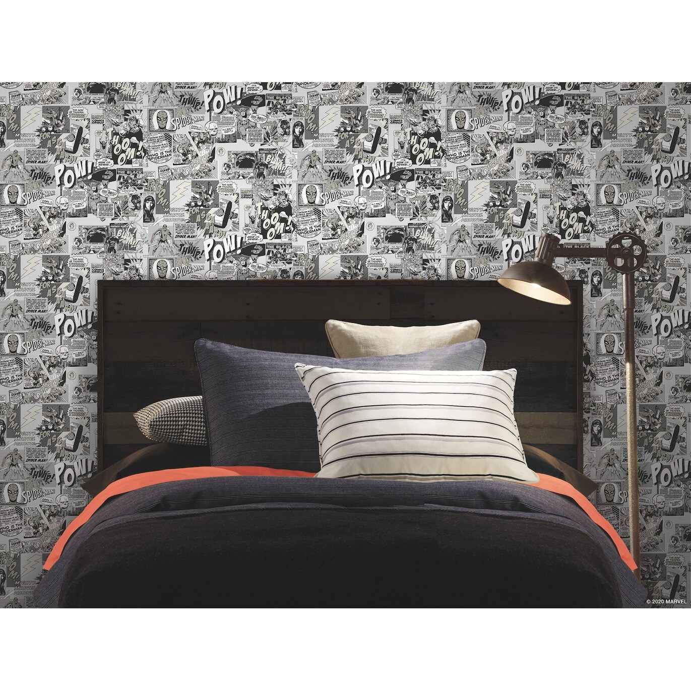 marvel wallpaper bedroom