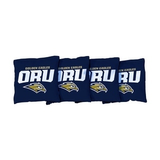 Oral Roberts ORU Golden Eagles Blue Cornhole Bags