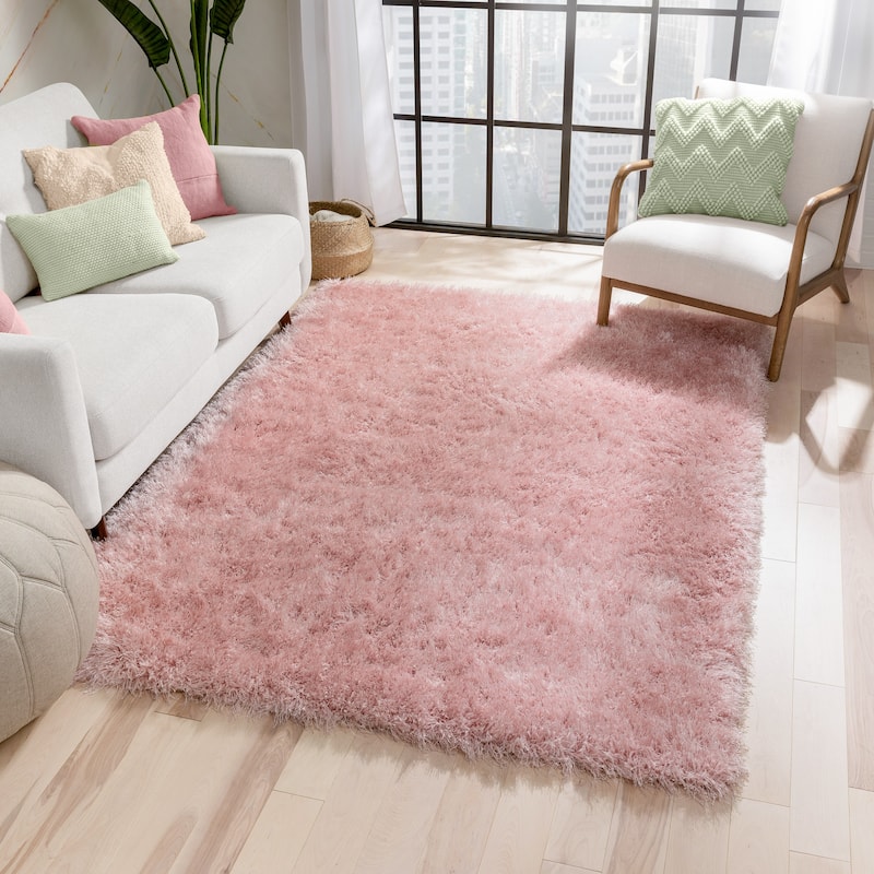Well Woven Kuki Chie Glam Solid Shag Area Rug