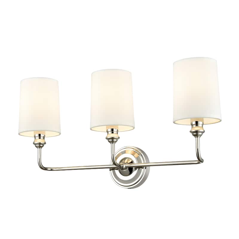 Leena Vanity Light - 3 Light - Polished Nickel