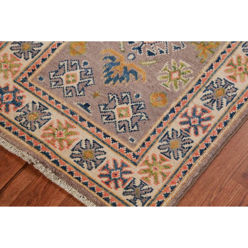 Kazak Oriental Foyer Rug Handmade Accent Wool Carpet - 2'0"x 3'0"
