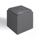 preview thumbnail 83 of 83, WYNDENHALL Townsend 17 inch Wide Contemporary Square Storage Ottoman