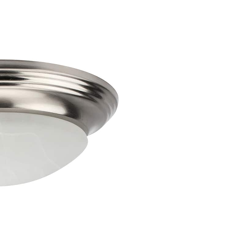 LED Flush Mount Ceiling light in Brushed Nickel