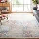 preview thumbnail 17 of 18, SAFAVIEH Tulum Marte Rustic Moroccan Boho Tribal Distressed Rug - Navy/Ivory - 6'7" Square