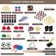preview thumbnail 5 of 8, Costway 10-in-1 Combo Game Table Set, Multi Game Table for Home, Game - See Details