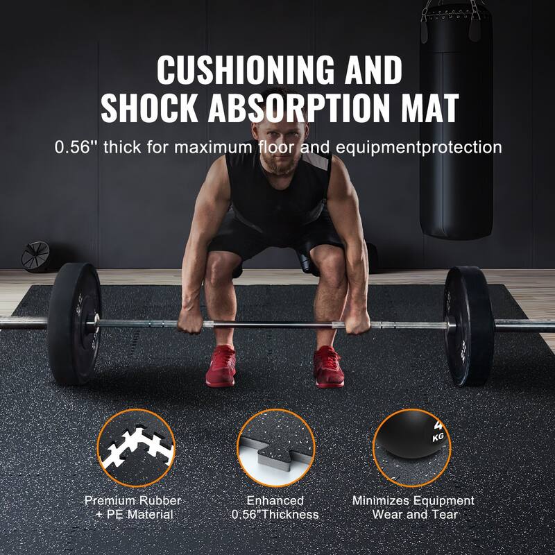 Rubber Foam Gym Mats Interlocking Tiles