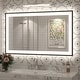 preview thumbnail 82 of 84, Extra Large Black Frame LED Bathroom Vanity Mirror with 3 Years Warranty and UL Certified 40x24