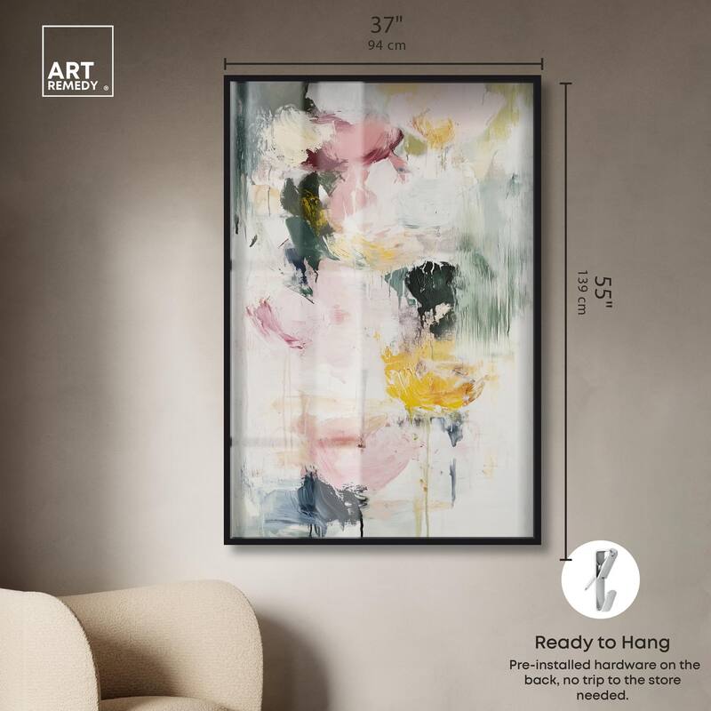 Dripping Colors II Shadowbox by Art Remedy