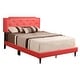 preview thumbnail 2 of 50, Carson Carrington Valsnas Adjustable Tufted Faux Leather Panel Bed