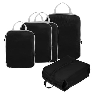 5Set Compression Packing Cube for Travel Waterproof Luggage Organizer