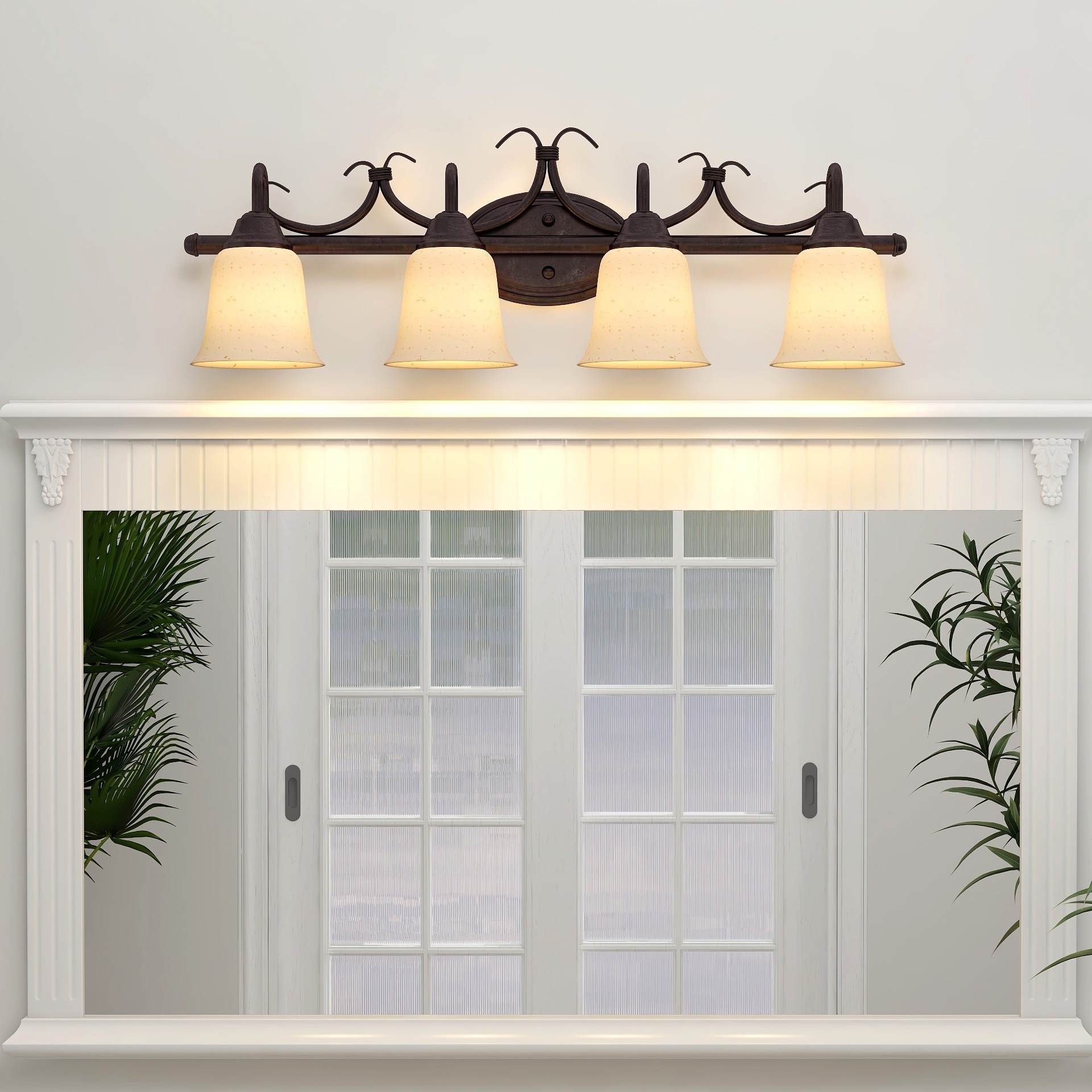 4-Light Forged Bronze Bathroom Vanity Light - Bed Bath \u0026 Beyond - 36644508, image size:1920x1920